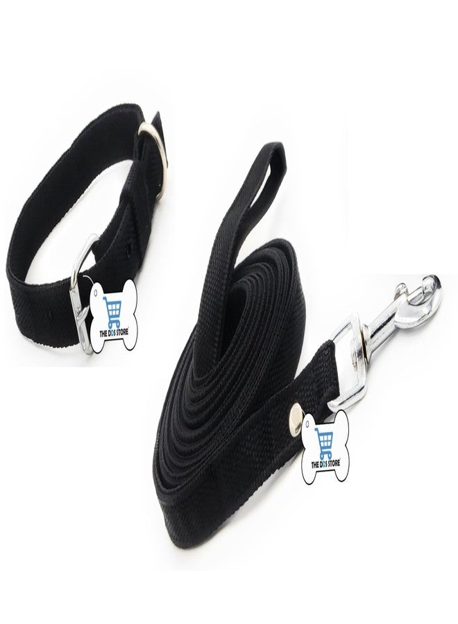 The DDS Store® Pet Dog Belt Combo of Black Dog Collar & Leash Specially for Medium Breeds Dog Collar & Leash (Neck Girth = 32.5-43 cm, Width = 0.75 inch)(Medium, Black) - Image 5